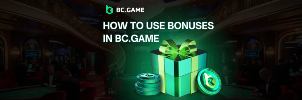 How to use bonus on BC.Game?