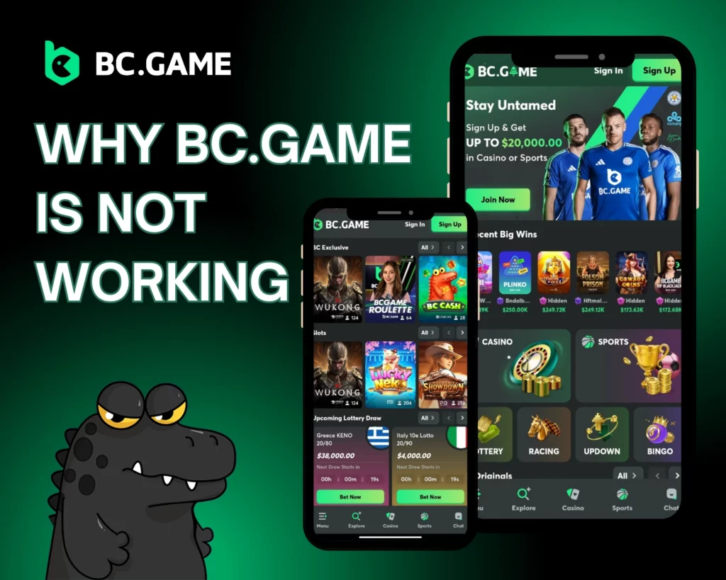 Why BC.Game is Not Working