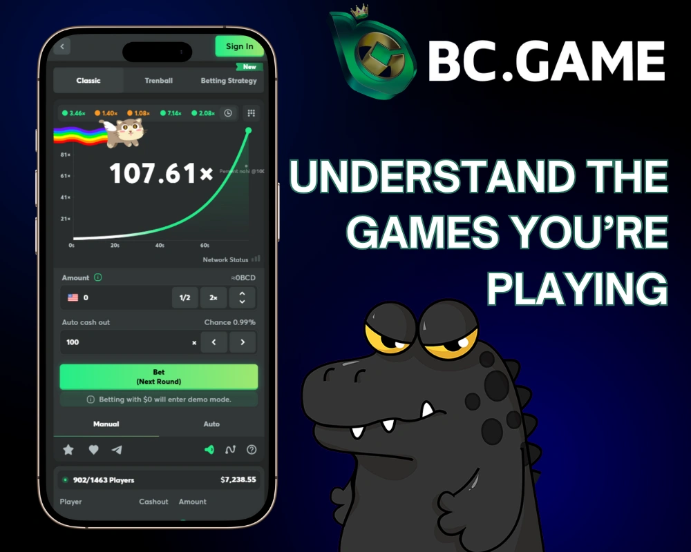 Understand the Games on BC Game